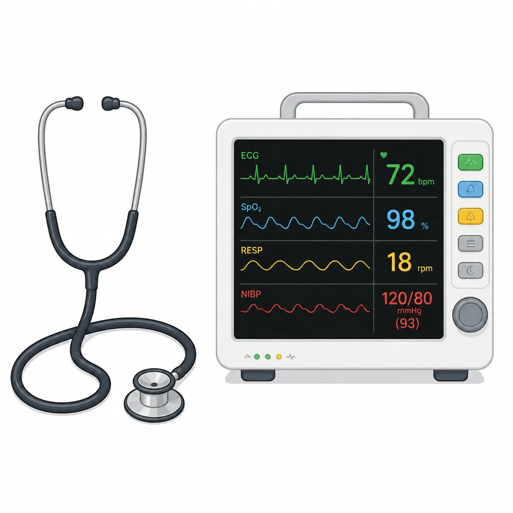 Medical devices illustration for teaching